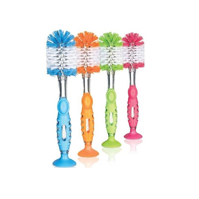 Munchkin Soap Dispensing Bottle Brush - Colors May Vary