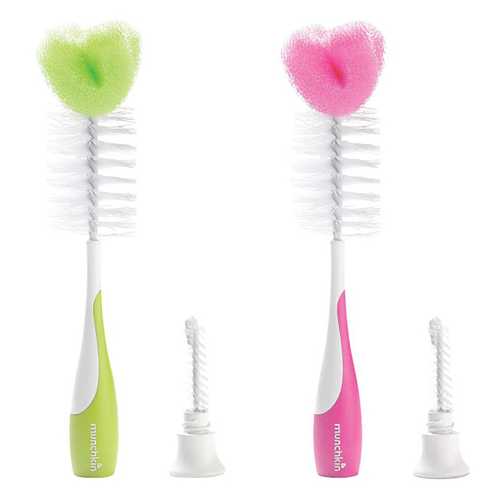 Munchkin Bottle & Nipple Brush - Colors May Vary
