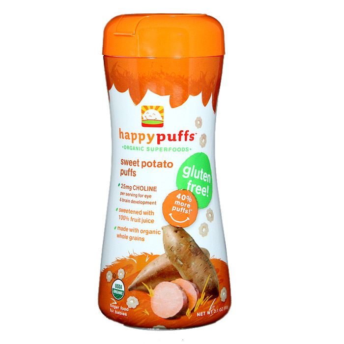 Happy Baby Organic Puffs: Sweet Potato (2.1 oz)