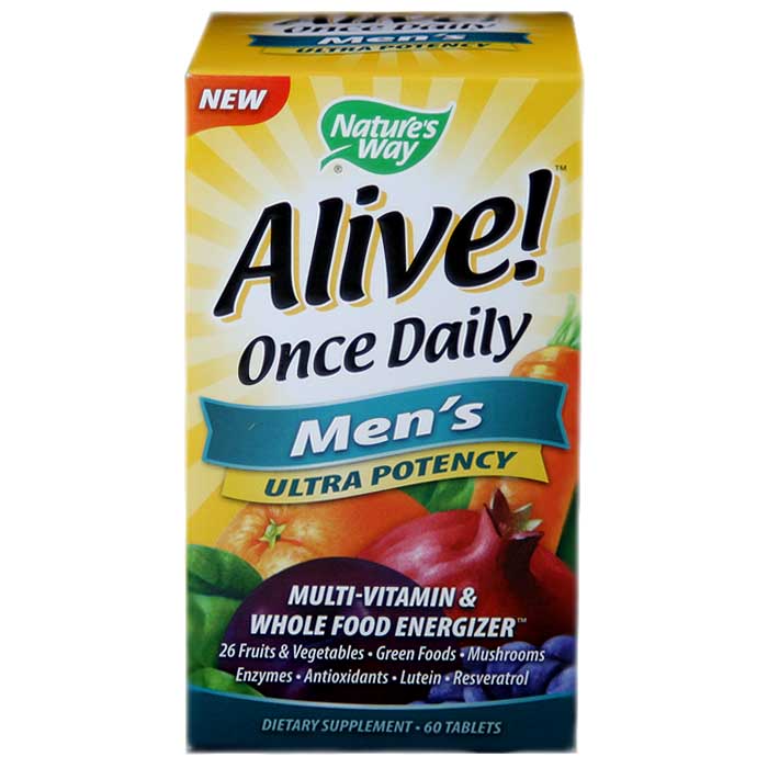 Nature's Way Alive! Men's Once Daily Multi-Vitamin (60 Tablets)