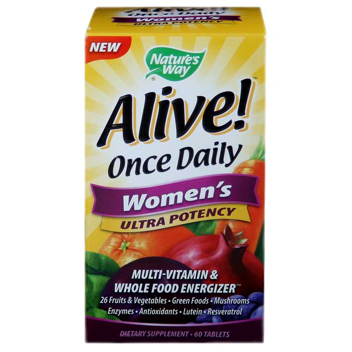 Nature's Way Alive! Women's Once Daily Multi-Vitamin (60 Tablets)