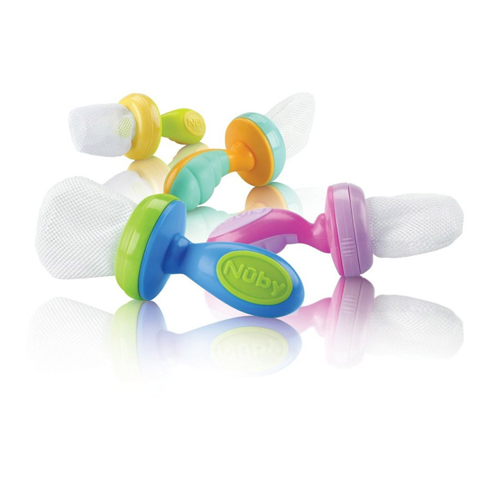 Nuby Nibbler with Cap (2-PK) - Colors May Vary 