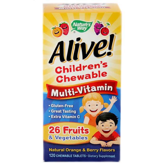 Nature's Way Alive! Children's Multi-Vitamin Chewable (120 Chewables)