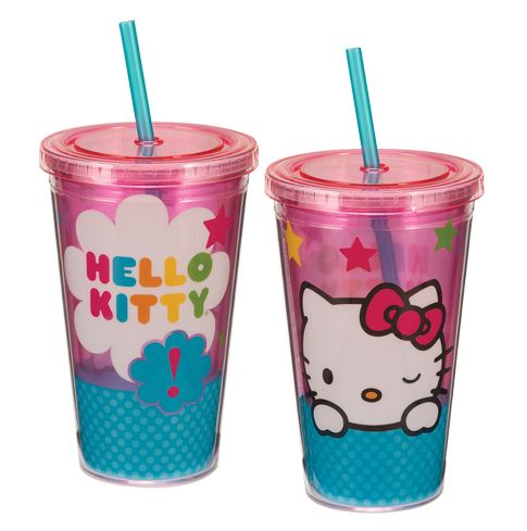 VANDOR Hello Kitty Stars Acrylic Travel Cup (18 oz.)
