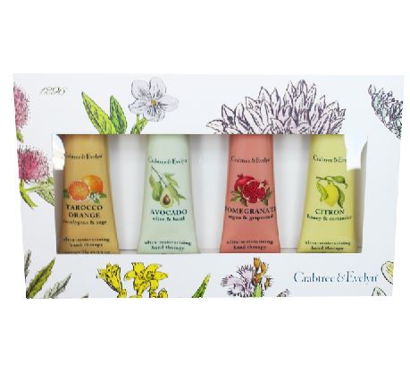 Crabtree &amp;Evelyn Botanical Samplers Gift Set (Tarocco Orange, Avocado, Pomegranate, Citron)