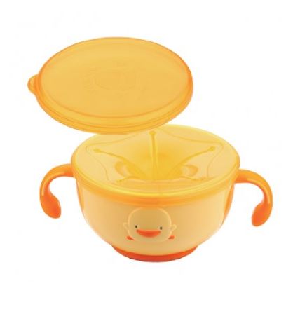 PiyoPiyo Slip Resistant Keep-N-Trap Bowl