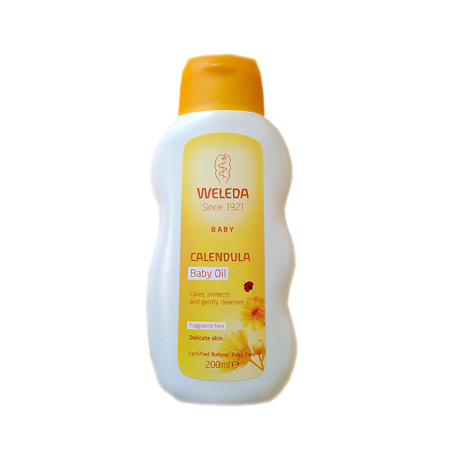 WELEDA Calendula Baby Oil (6.8 oz, 200 ml)