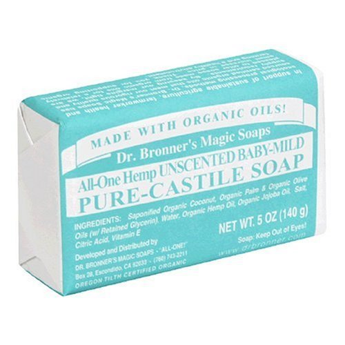 Dr. Bronner's Magic Soaps Organic Castile Bar Soap: Baby Mild (5 oz)