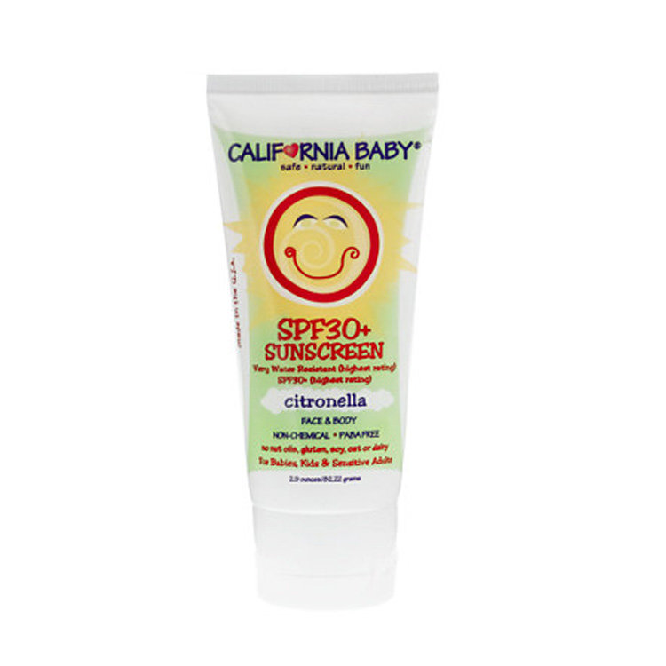 California Baby Sunscreen SPF 30+: Summer Blend (Formerly Citronella) (2.9 oz)