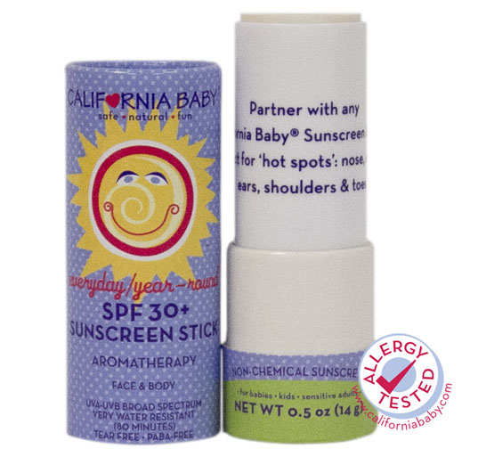 California Baby Sunscreen Stick SPF 30+: Everyday/Year-Round (0.5 oz)