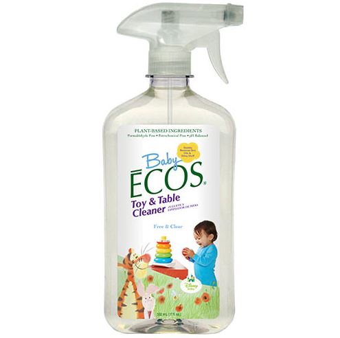 Earth Friendly Products Baby ECOS Toy & Table Cleaner (Free & Clear, 17 fl oz.)