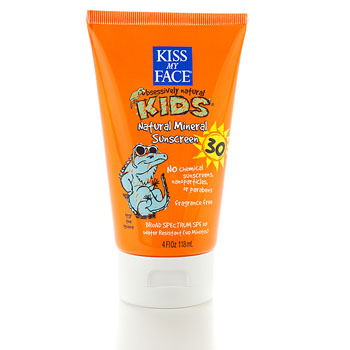Kiss My Face Kids Natural Mineral Sunscreen SPF 30 (4 oz)