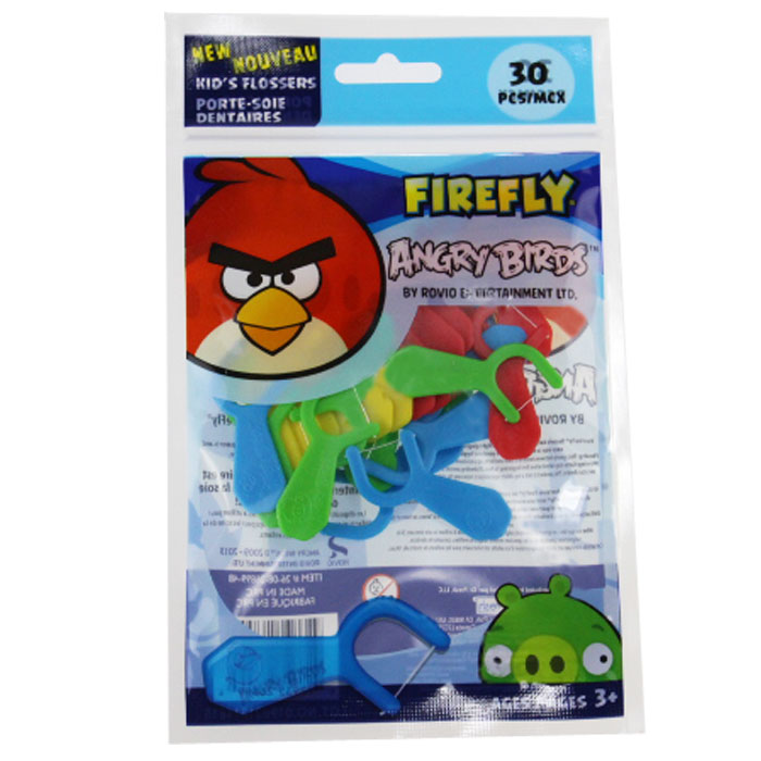 Firefly Angry Birds Flossers (30ps)