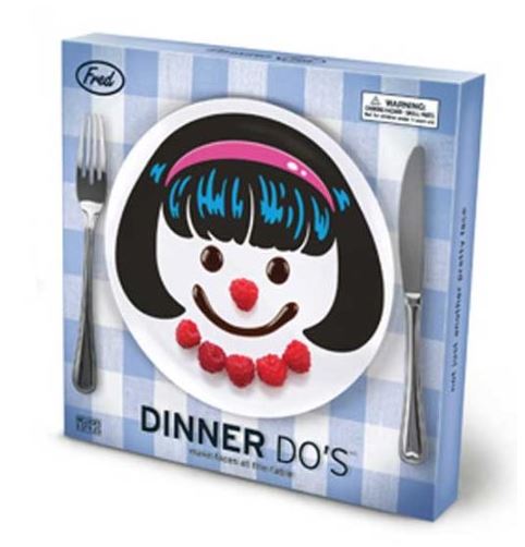 Fred Dinner Do's Plates Set of 3-Girl's Style