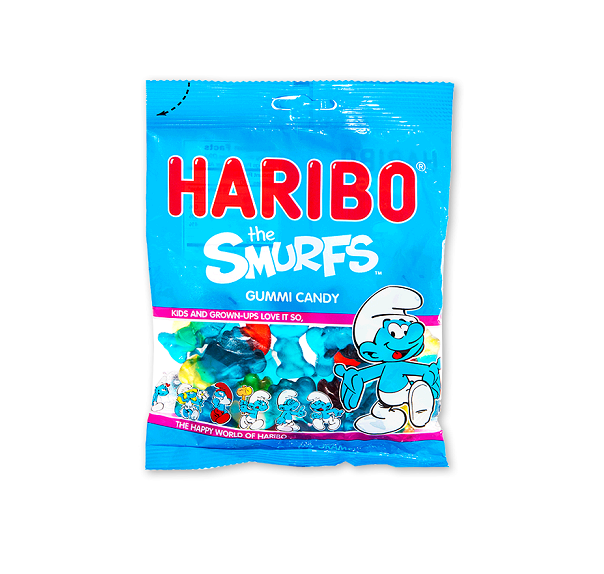 Haribo The Smurfs Gummi Candy, 4 oz.