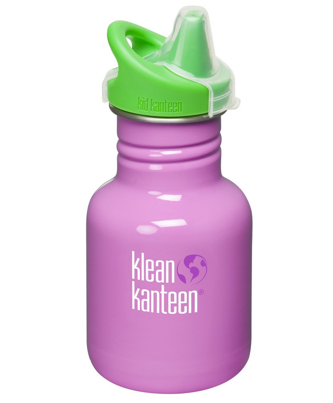 Klean Kanteen Kid's Stainless Steel Sippy Bottle(Cactus Flower,12 oz.)