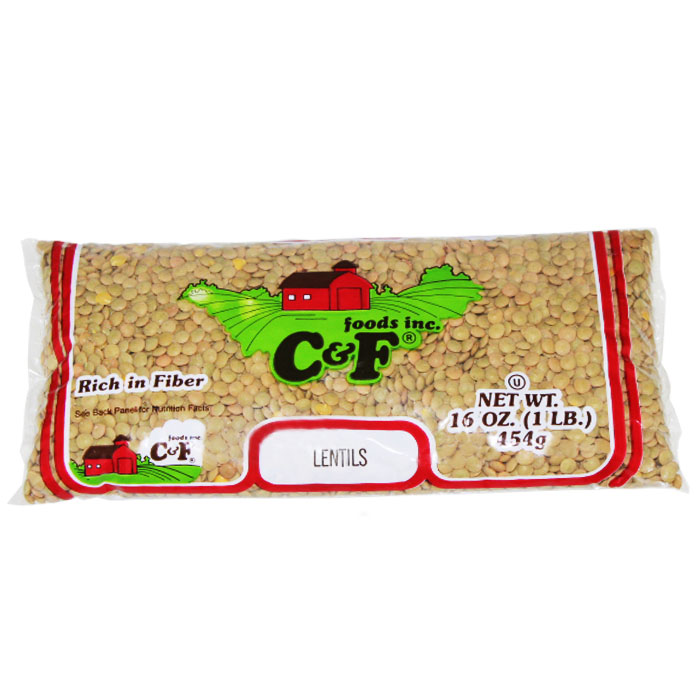 C&F Foods Inc. Lentils (16 oz.)