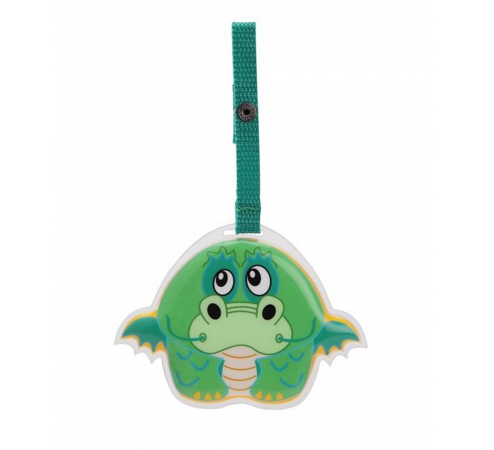Okiedog Wildpack Dragon Luggage Tag (Green)
