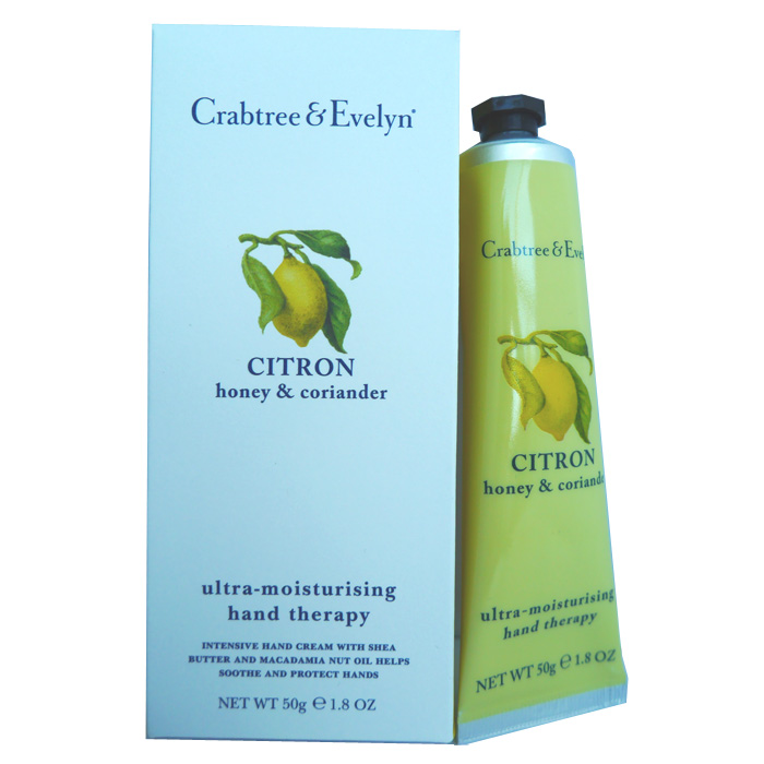 CRABTREE and EVELYN Hand Therapy: Citron Honey & Coriander (50g, 1.8 oz)