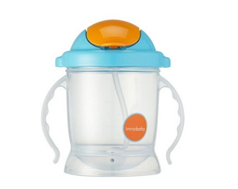 Inno Baby Sippin' SMART ez flow straw sippy(Blue) 