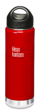 Klean Kanteen Vacuum Insulated, Bottle Red(20 oz.)