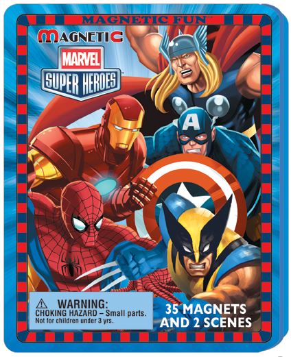 Marvel Magnetic Fun Tin:Super Heroes