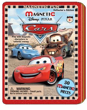 Disney Magnetic Fun Tin: Cars