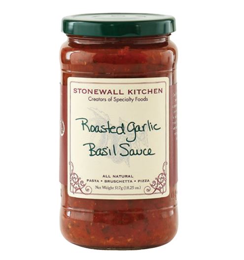 Stonewall Kitchen Roasted Garlic Basil Sauce (18.5 oz)