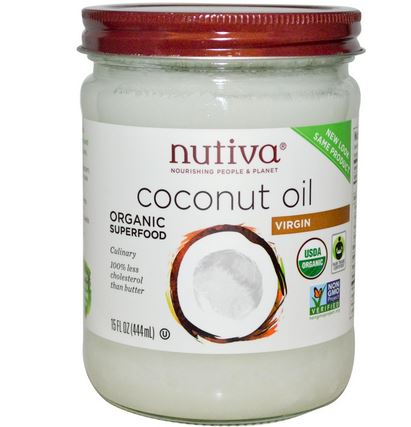 Nutivia Organic Coconut Oil (15fl oz.)