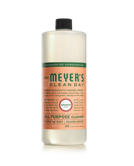Mrs. Meyers Clean Day, All Purpose Cleaner, Geranium Scent(32fl oz.)