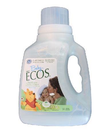 Earth Friendly Products Baby ECOS Laundry Detergent (Free & Clear, 50 fl oz.)