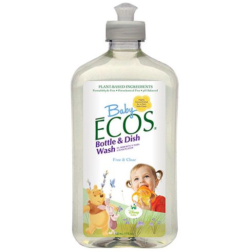Earth Friendly Products Baby ECOS Bottle & Dish Wash (Free & Clear, 17 fl oz.)