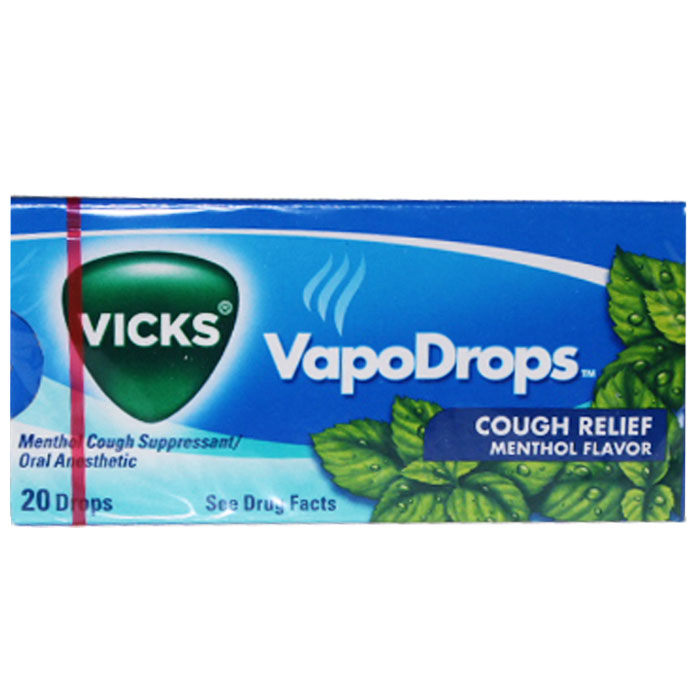 Vicks VapoDrops Cough Suppressant (Menthol, 20 drops)