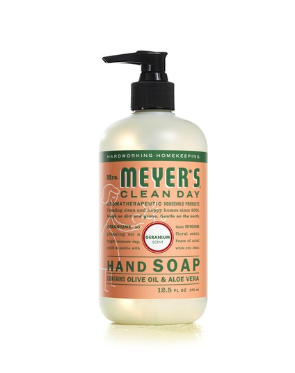 Mrs. Meyers Clean Day, Liquid Hand Soap, Geranium Scent(12.5 fl oz.)