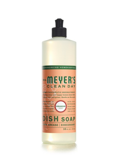 Mrs. Meyers Clean Day, Liquid Dish Soap, Geranium Scent(16fl oz.)