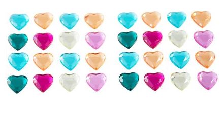 Smoobee Bedazzle Hearts Gem Stickers