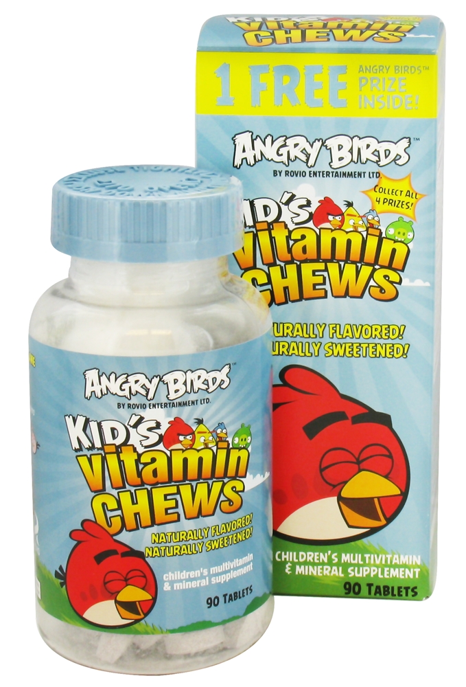 Angry Birds Kid's Vitamin Chew (90 Tablets)