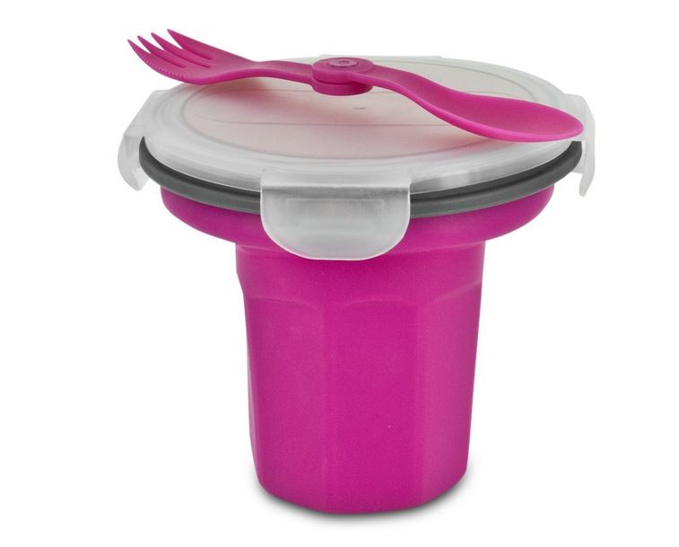 Smart Planet Collapsible Eco Travel Bowl (Pink, 24fl oz.)