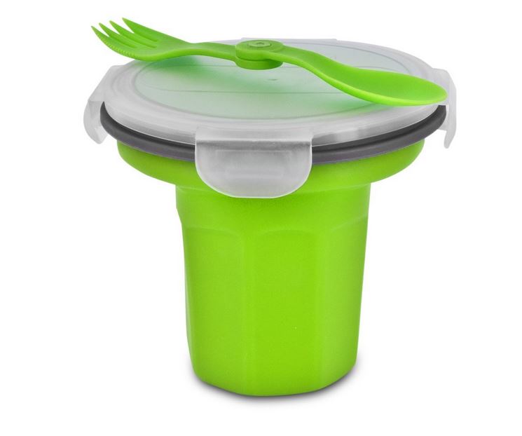 Smart Planet Collapsible Eco Travel Bowl (Green, 24fl oz.)