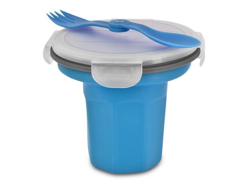 Smart Planet Collapsible Eco Travel Bowl (Blue, 24fl oz.)