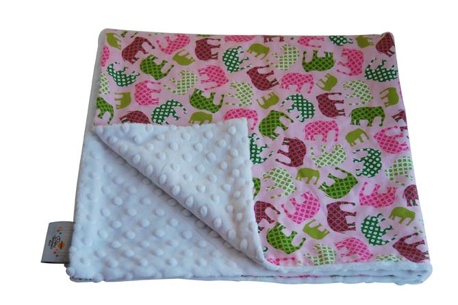 Baby Elephant Ear Blanket XL (Pink Elephant)