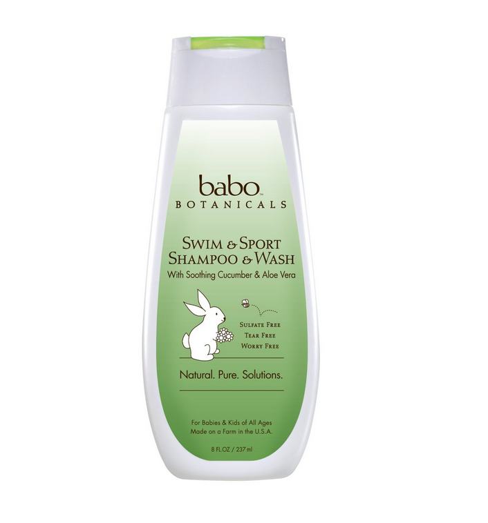 Babo Botanicals Swim & Sport, Shampoo & Wash(8fl oz.)