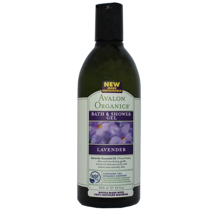 Avalon Organics Bath & Shower Gel (Lavender, 12fl oz.)