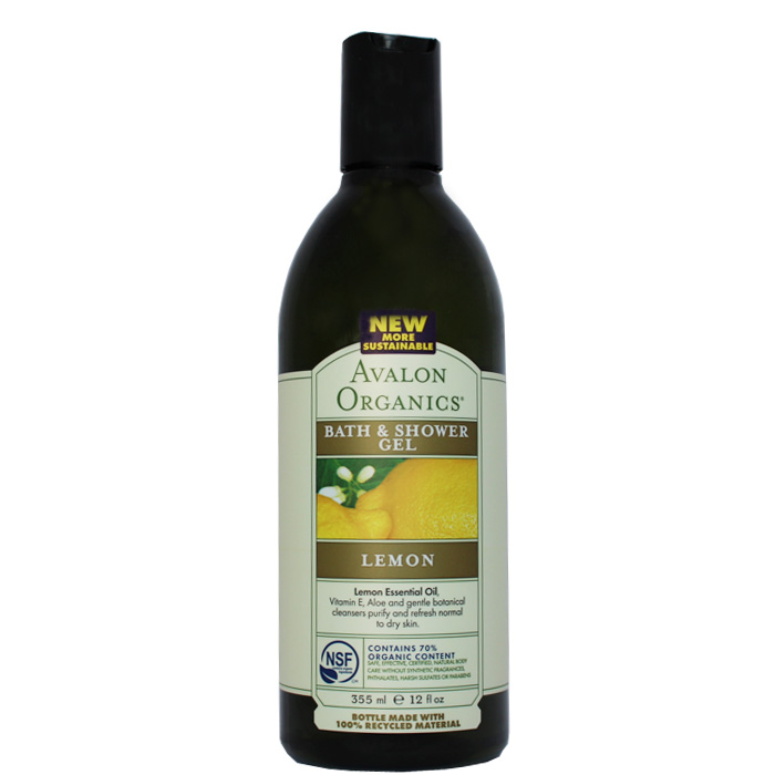 Avalon Organics Bath & Shower Gel (Lemon, 12fl oz.)