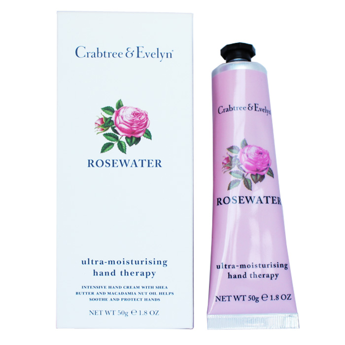 CRABTREE and EVELYN Hand Therapy: ROSEWATER (50g, 1.8 oz)