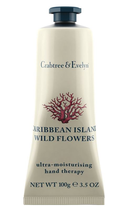 CRABTREE and EVELYN Hand Therapy: Evelyn Caribbean Island Wild Flowers (100g, 3.5 oz)