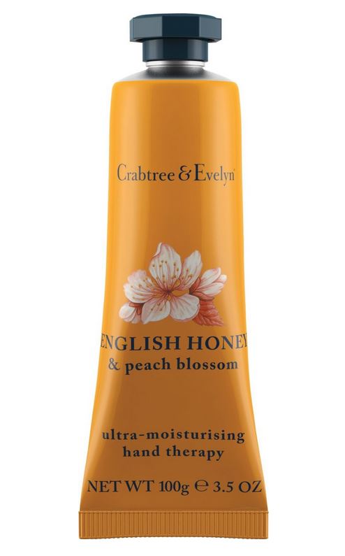 CRABTREE and EVELYN Hand Therapy: English Honey & Peach Blossom (100g, 3.5 oz)