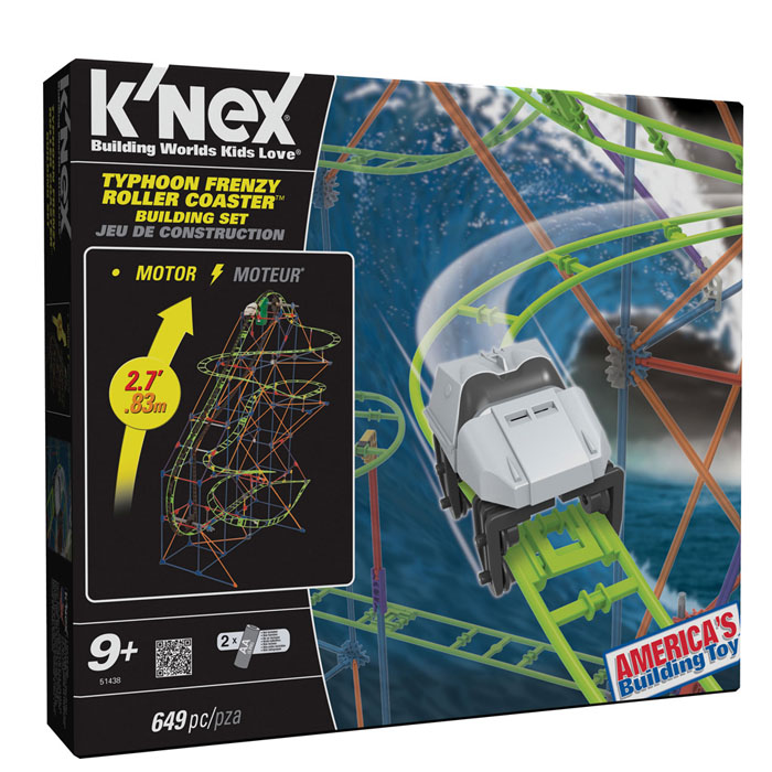 KNEX Typhoon Frenzy Roller Coaster Building Set