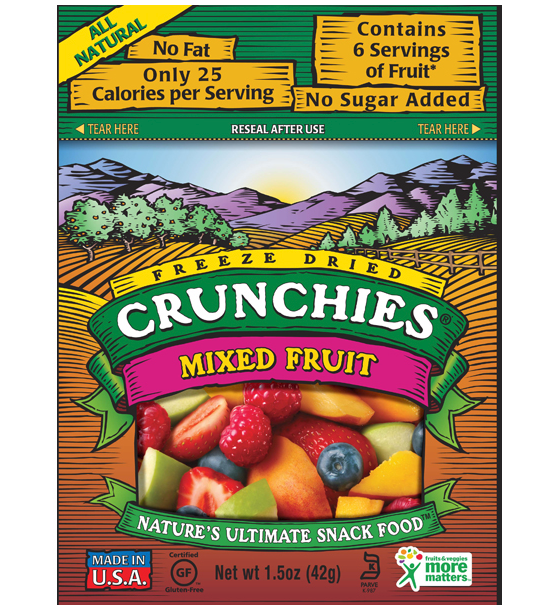 Crunchies Freeze Dried Mixed Fruit(1.5 oz.)