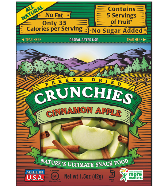 Crunchies Freeze Dried Cinnamon Apple(1.5 oz.)